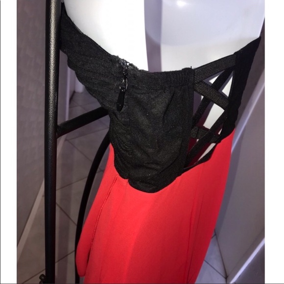 Windsor Strapless High-Low Maxi Dress - Picture 6 of 7